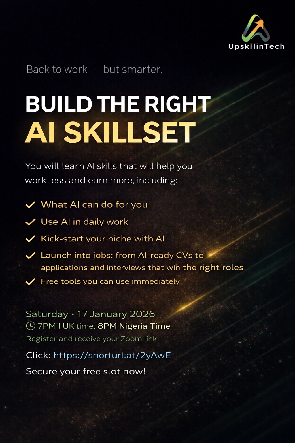 Build the Right AI Skillset Webinar